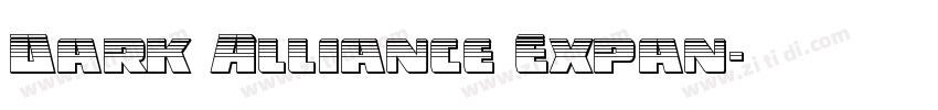 Dark Alliance Expan字体转换